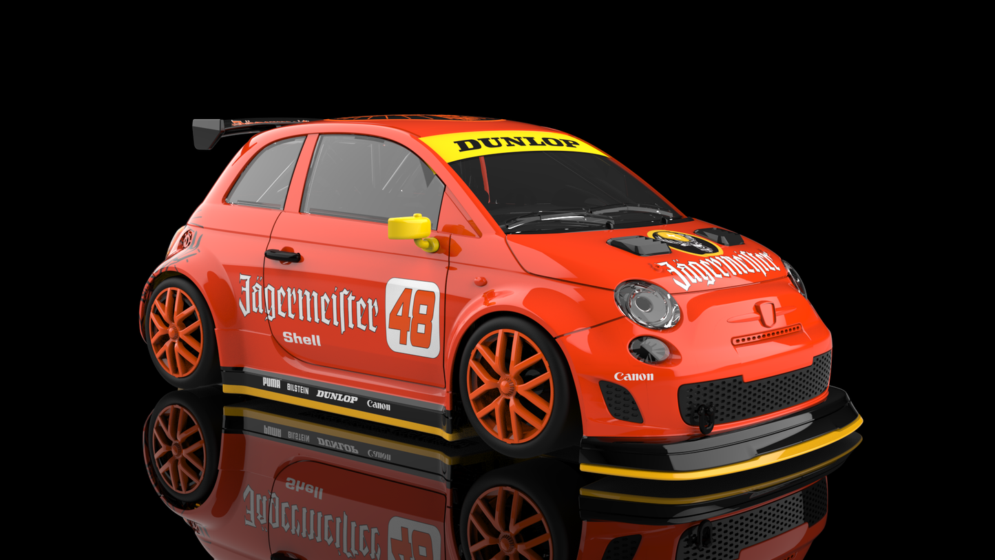 NSR 0548SW - PRE-ORDER NOW! - Fiat Abarth 500 - Jagermeister #48