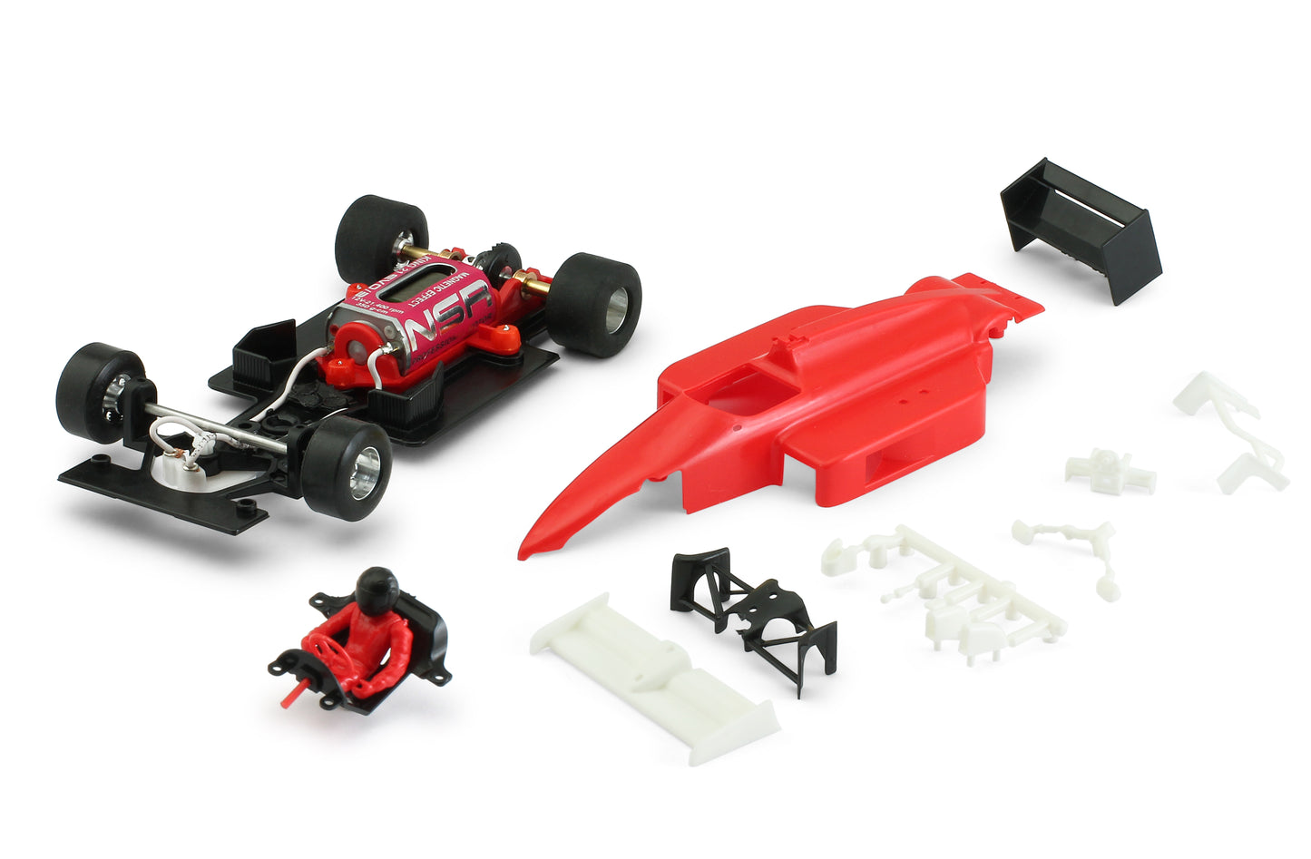 NSR 0162IL-R - NSR Formula 86/89 Body Kit - RED - Inline King EVO3 21k