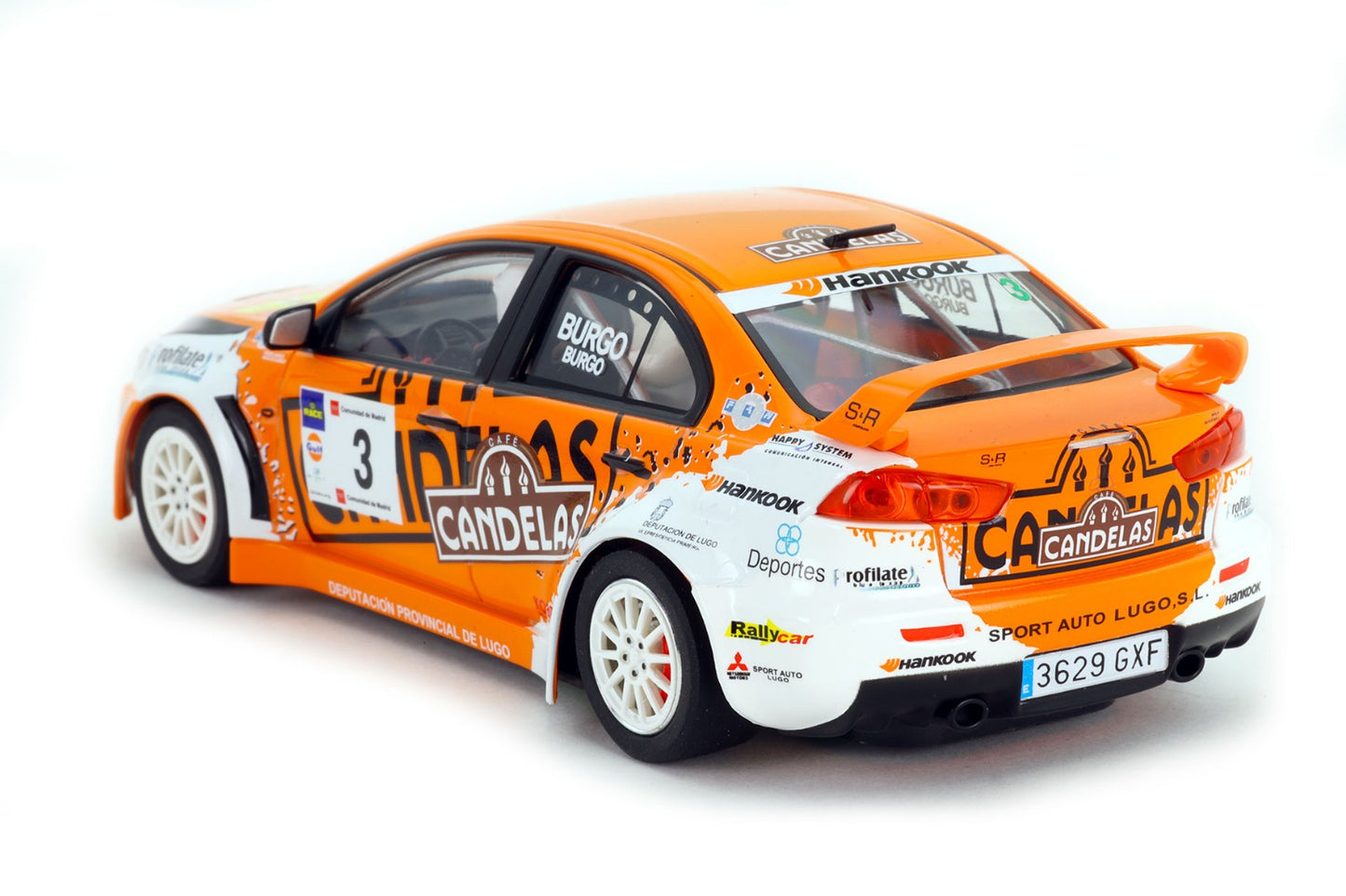 Avant Slot 50811 - Mitsubishi Evo X - Pedro Burgo #3 - '10 Rally Madrid Winner