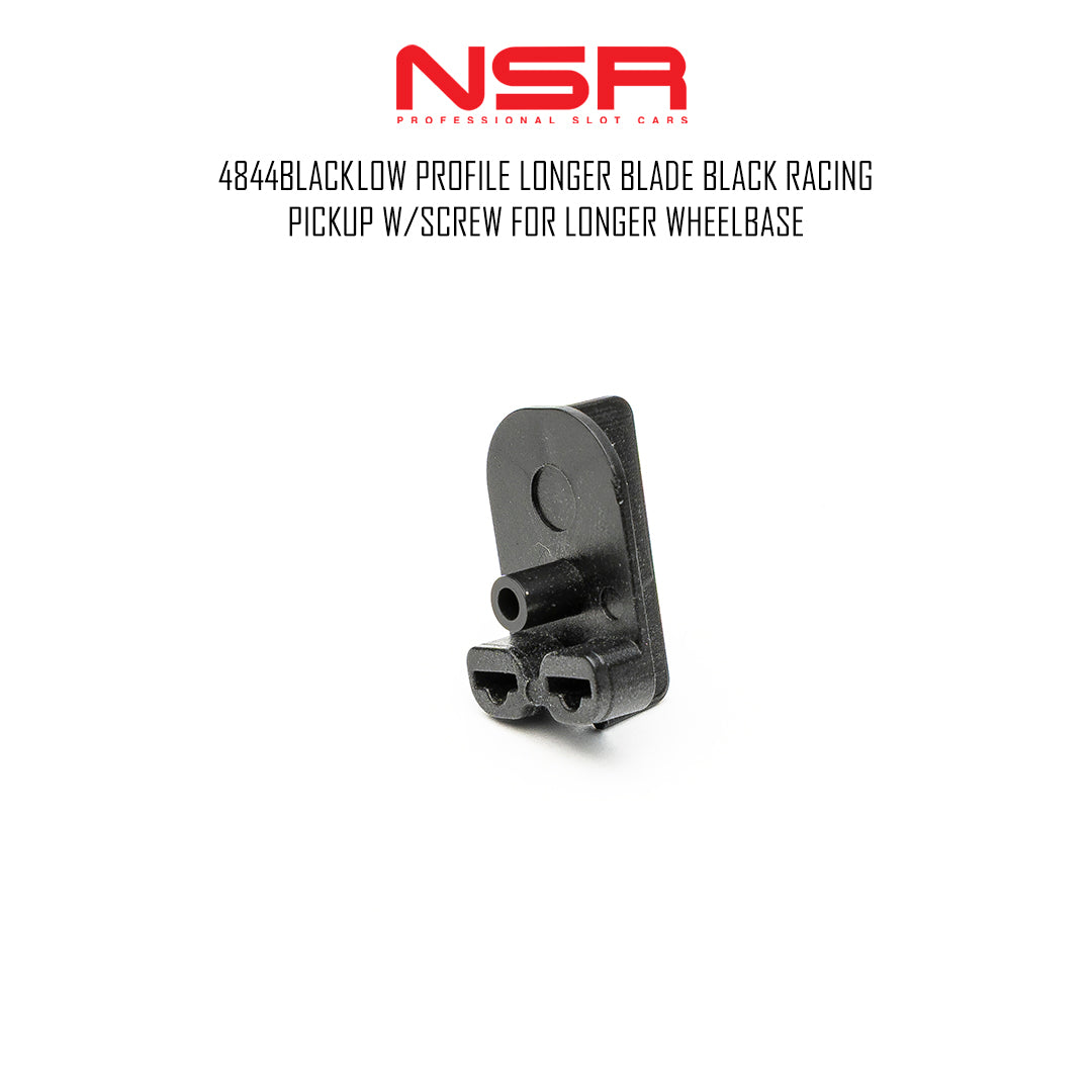 NSR 4844BLACK - Racing Guide - Low Profile / Low Friction - Longer Blade, Lowered - with Screw