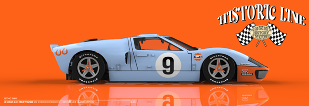 NSR HL08 - Ford GT40 MkI - #9 Rodriguez/Bianchi - '68 Le Mans Winner