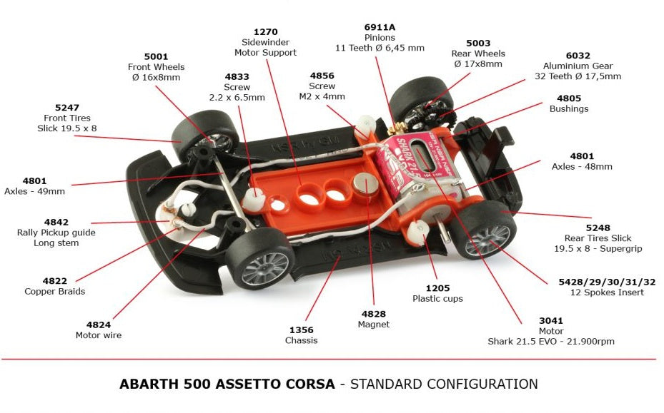 NSR 0547SW - Fiat Abarth 500 - Jagermeister #47