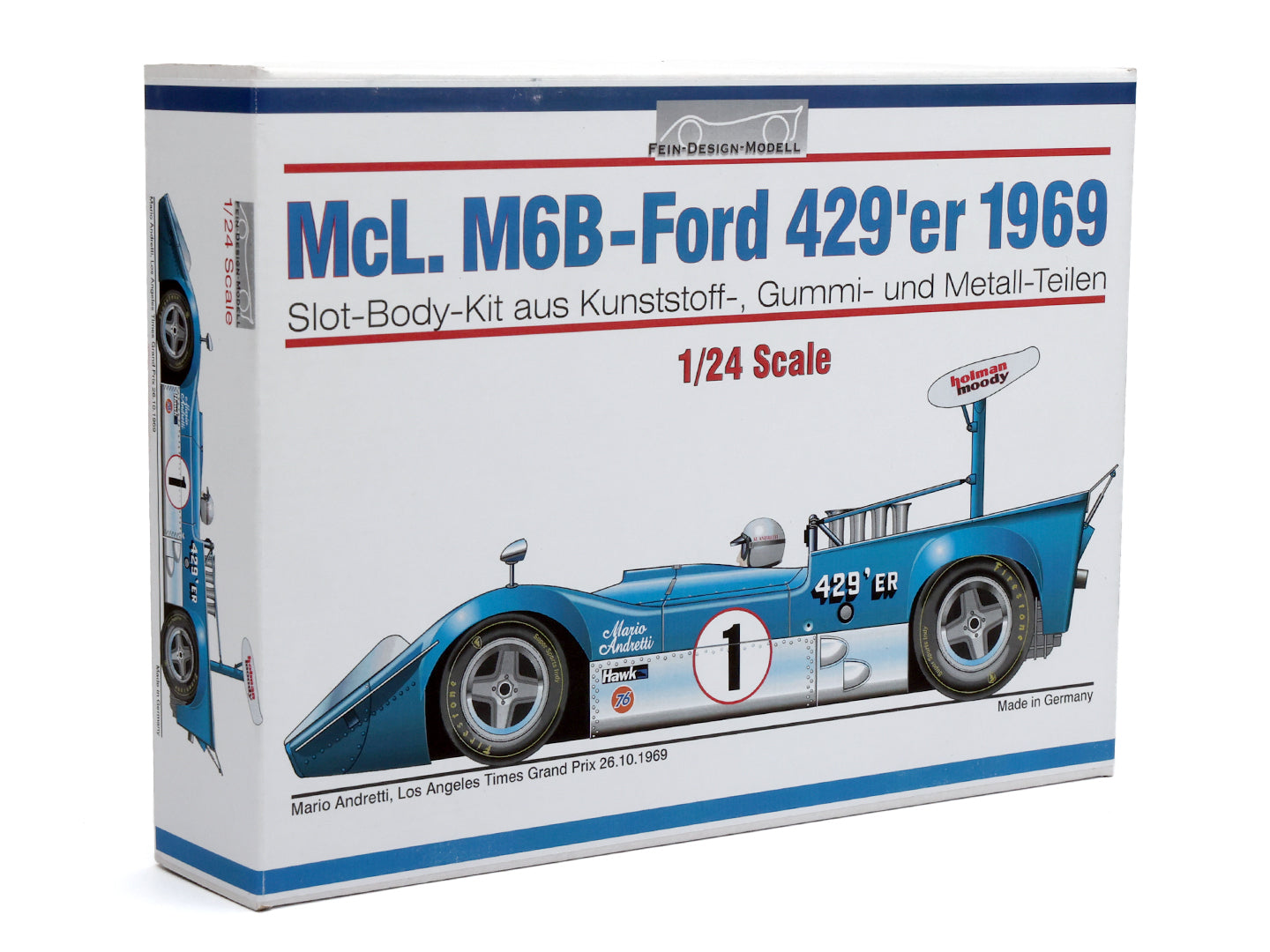 Fein-Design-Modell FDM002 - '69 McLaren M6B Ford Can-Am - Mario Andretti - 1/24 Model Kit