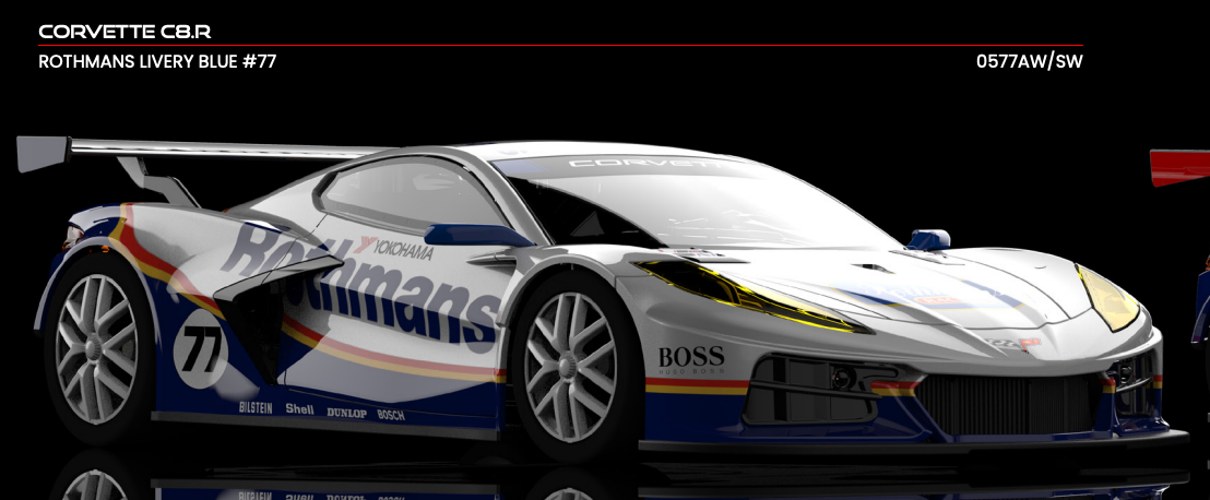 NSR 0577AW - PRE-ORDER NOW! - Corvette C8.R - Rothmans #33