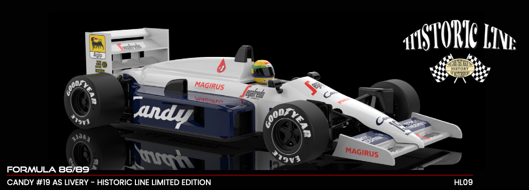 NSR HL09 - PRE-ORDER NOW! - Formula 86/89 - Toleman #19 - Ayrton Senna