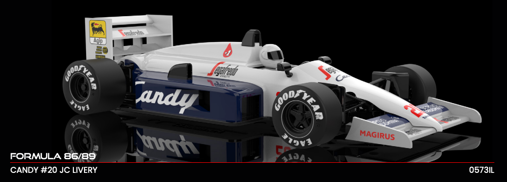 NSR 0573IL - PRE-ORDER NOW! - Formula 86/89 - Toleman #20 - Johnny Cecotto