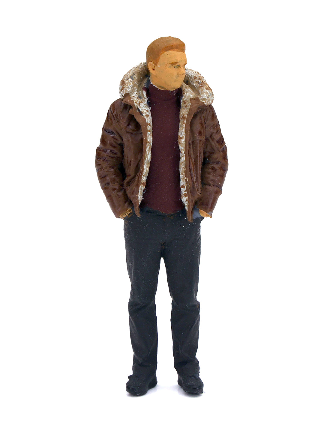 Tara Figures TAR043 - Man with Fur-Lined Coat