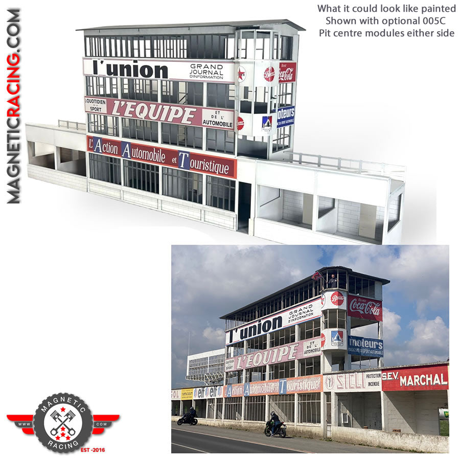 Magnetic Racing MRA005H - Reims-Gueux Pit Hospitality-Control Tower Module