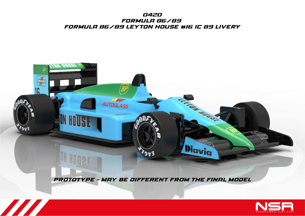 NSR 0420IL - PRE-ORDER NOW! - Formula 86/89 - LEYTON HOUSE CG901 #16 - Ivan Capelli - ’90 F1 Season