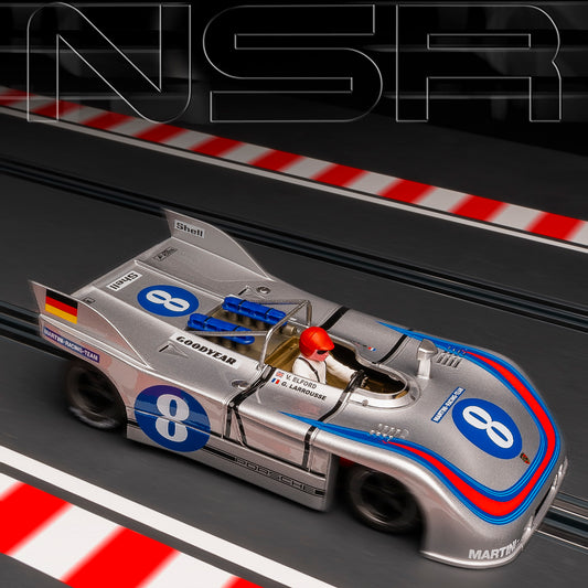 NSR 0429SW - PRE-ORDER NOW! - Porsche 908/3 - Martini #8 - Larrousse / Elford - '71 Targa Florio