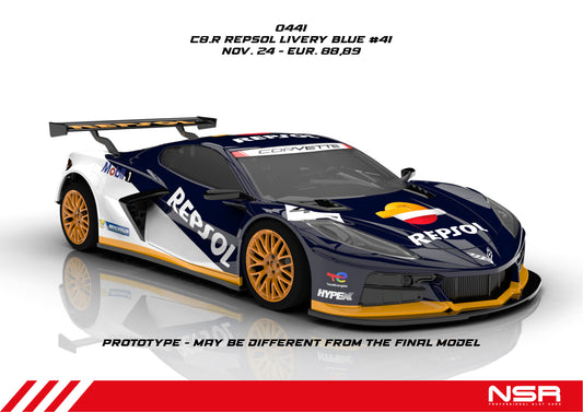 NSR 0441AW - PRE-ORDER NOW! - Corvette C8.R - Repsol Blue #1