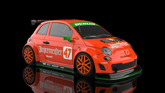 NSR 0547SW - PRE-ORDER NOW! - Fiat Abarth 500 - Jagermeister #47
