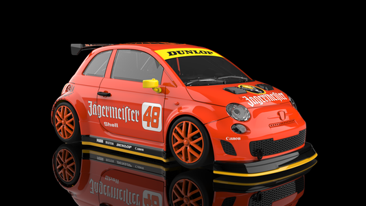 NSR 0548SW - PRE-ORDER NOW! - Fiat Abarth 500 - Jagermeister #48