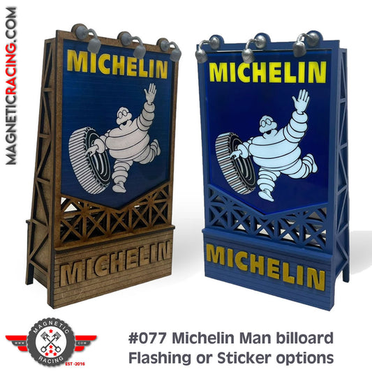 Magnetic Racing MRA077 - Michelin Man Billboard (Sticker)