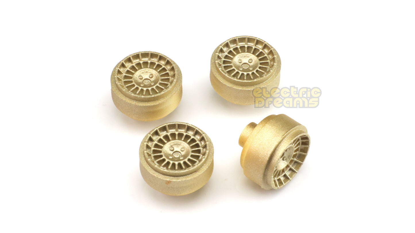 TeamSlot 59042 - Pack of 4 Wheels - RS Maxi Gold Rears