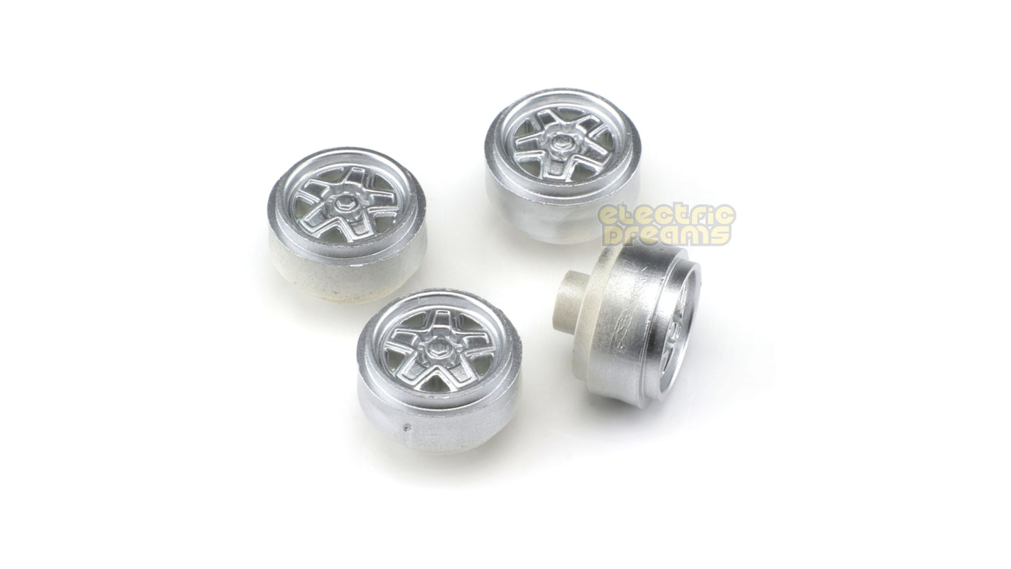 TeamSlot 59028 - Pack of 4 Wheels - UR Quattro Silver