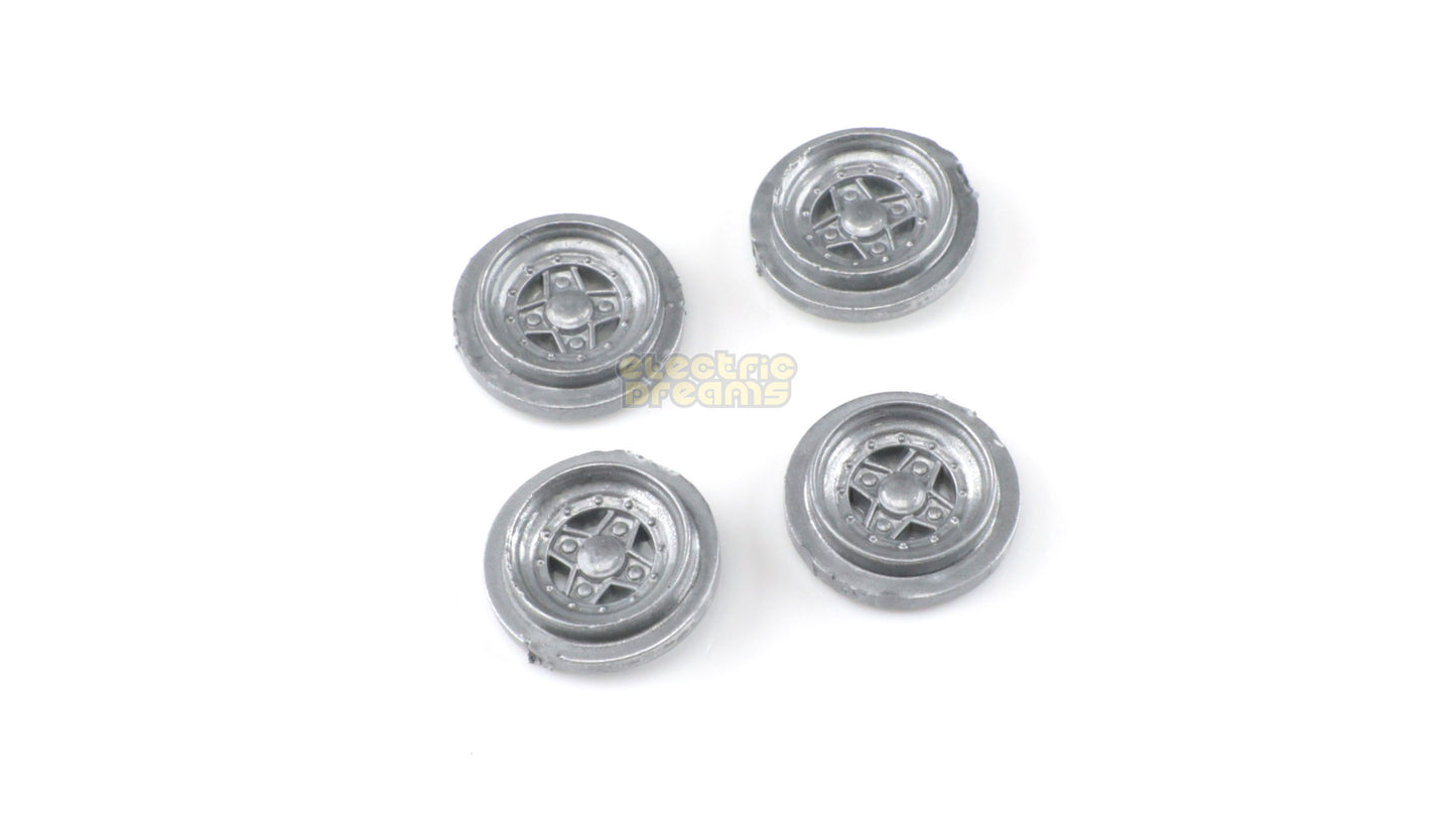 TeamSlot T13008 - 13mm Pro Wheel Inserts - Gotti 73A Silver - pack of 4