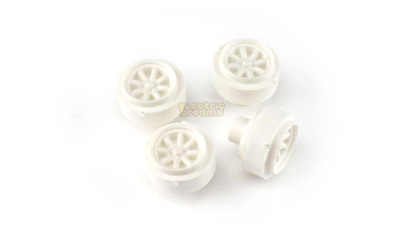 TeamSlot L13003 - 13mm Pro Plastic Wheels - Rears - Minilite - pack of 4