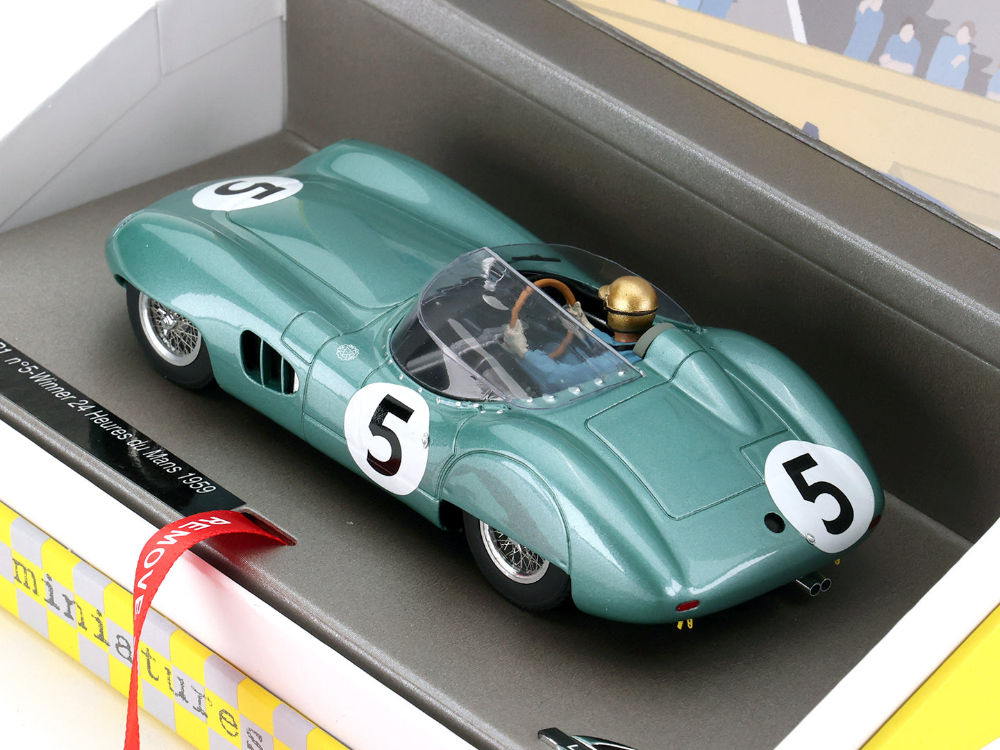 LMM 132093/5M - Aston Martin DBR1 - Carroll Shelby #5 - '59 Le Mans Winner