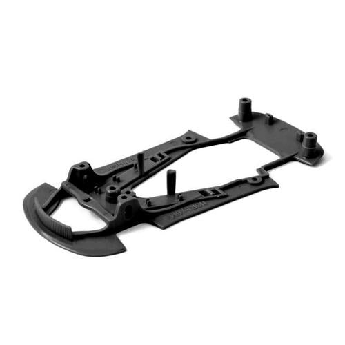 NSR1453 CORVETTE C6R MEDIUM BLACK EVO2 CHASSIS for TRIA Anglew/Inline/sidewinder setup