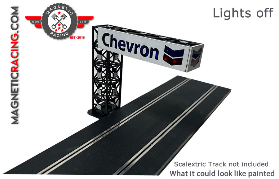 Magnetic Racing MRA070-Chev - Light up Half Gantry Kit (CHEVRON)