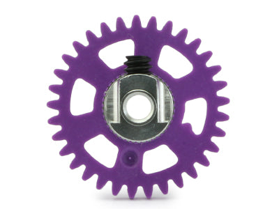 NSR2006433 2mm SIDEW soft plastic Gear 33t Magenta w/alumin hub dia. 17.5mm