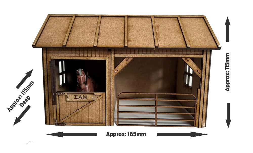 Magnetic Racing MRA053 - Single Horse Stable & Groom Area