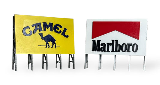 Magnetic Racing Bill-CIG-2 - Billboards – Pack 2 – (Cigarette Brands)