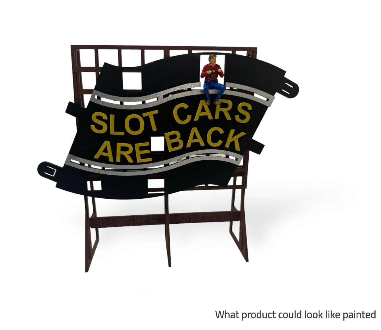 Magnetic Racing MRA115 - Billboard "Slot Cars are Back"