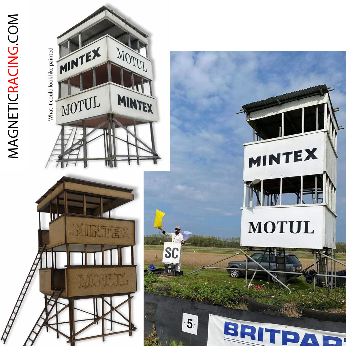 Magnetic Racing MRA039tv - Goodwood TV-Marshal Tower