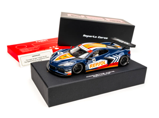 NSR 0441RCW-SW - Corvette C8.R - Repsol Livery - Blue #41 - REPARTO CORSE for Wood Tracks