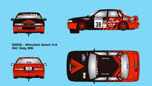 Avant Slot 52205 - Mitsubishi Galant VR4 #38 - '91 RAC Rally