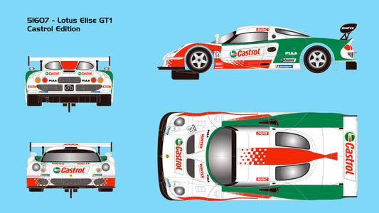 Avant Slot 51607 - PRE-ORDER NOW! - Lotus Elise GT1 - Castrol Edition