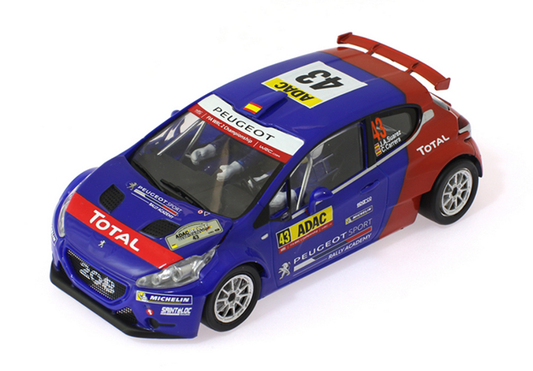 Scaleauto SC-6216R - Peugeot 208 T16 - Suárez #43 - '16 Rally Deutschland - R-Series