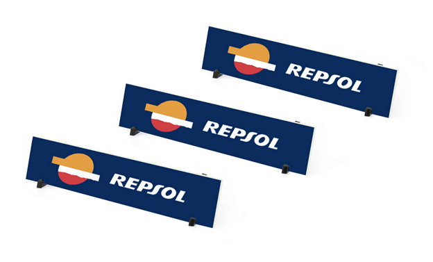 Scaleauto SC-10240A - Billboard Panel with Supports - Repsol - pack of 3