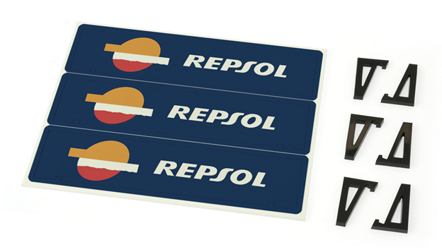 Scaleauto SC-10240A - Billboard Panel with Supports - Repsol - pack of 3