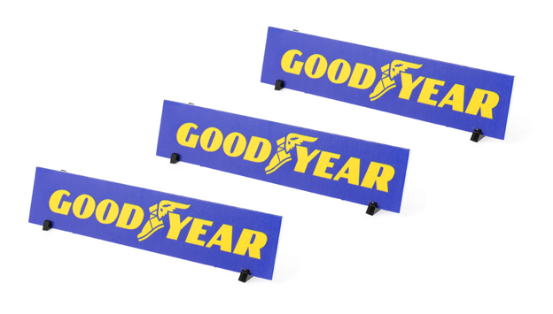 Scaleauto SC-10240E - Billboard Panel with Supports - Goodyear - pack of 3