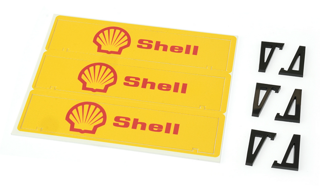 Scaleauto SC-10240G - Billboard Panel with Supports - Shell - pack of 3