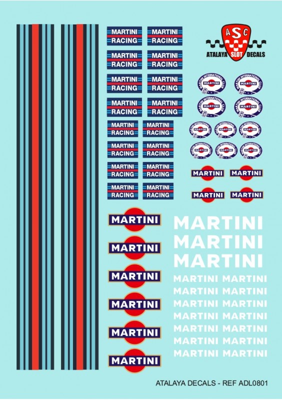 Atalaya Decals ADL0801 Martini