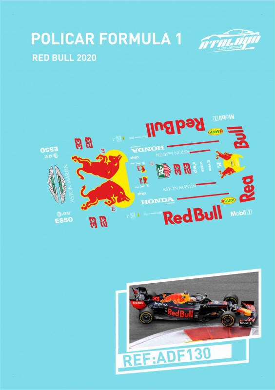 Atalaya Decals ADF130 - For Policar F1 - Redbull 2020