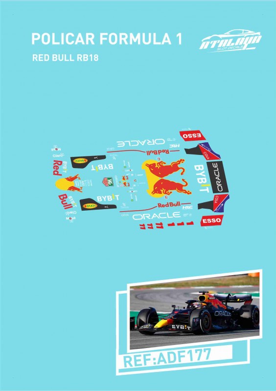 Atalaya Decals ADF177 - For Policar F1 - Red Bull RB18