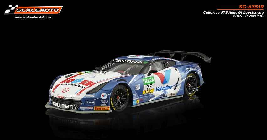 Scaleauto SC-6351 - PRE-ORDER NOW!!! - Corvette Callaway GT3 - Valvoline #77 - '16 Lausitzring - Home Series