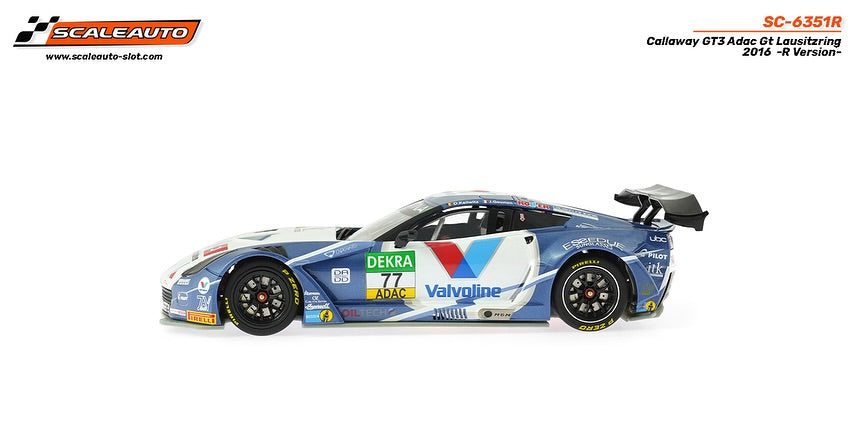 Scaleauto SC-6351 - PRE-ORDER NOW!!! - Corvette Callaway GT3 - Valvoline #77 - '16 Lausitzring - Home Series