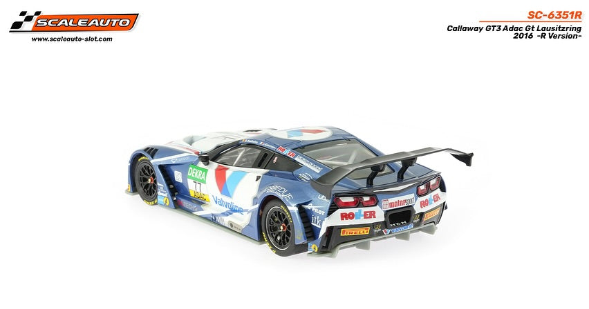 Scaleauto SC-6351 - PRE-ORDER NOW!!! - Corvette Callaway GT3 - Valvoline #77 - '16 Lausitzring - Home Series