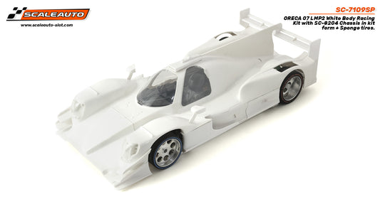 Scaleauto LM1 Series SC-7109SP - LMP Oreca 07 - White Kit - 1/24 scale