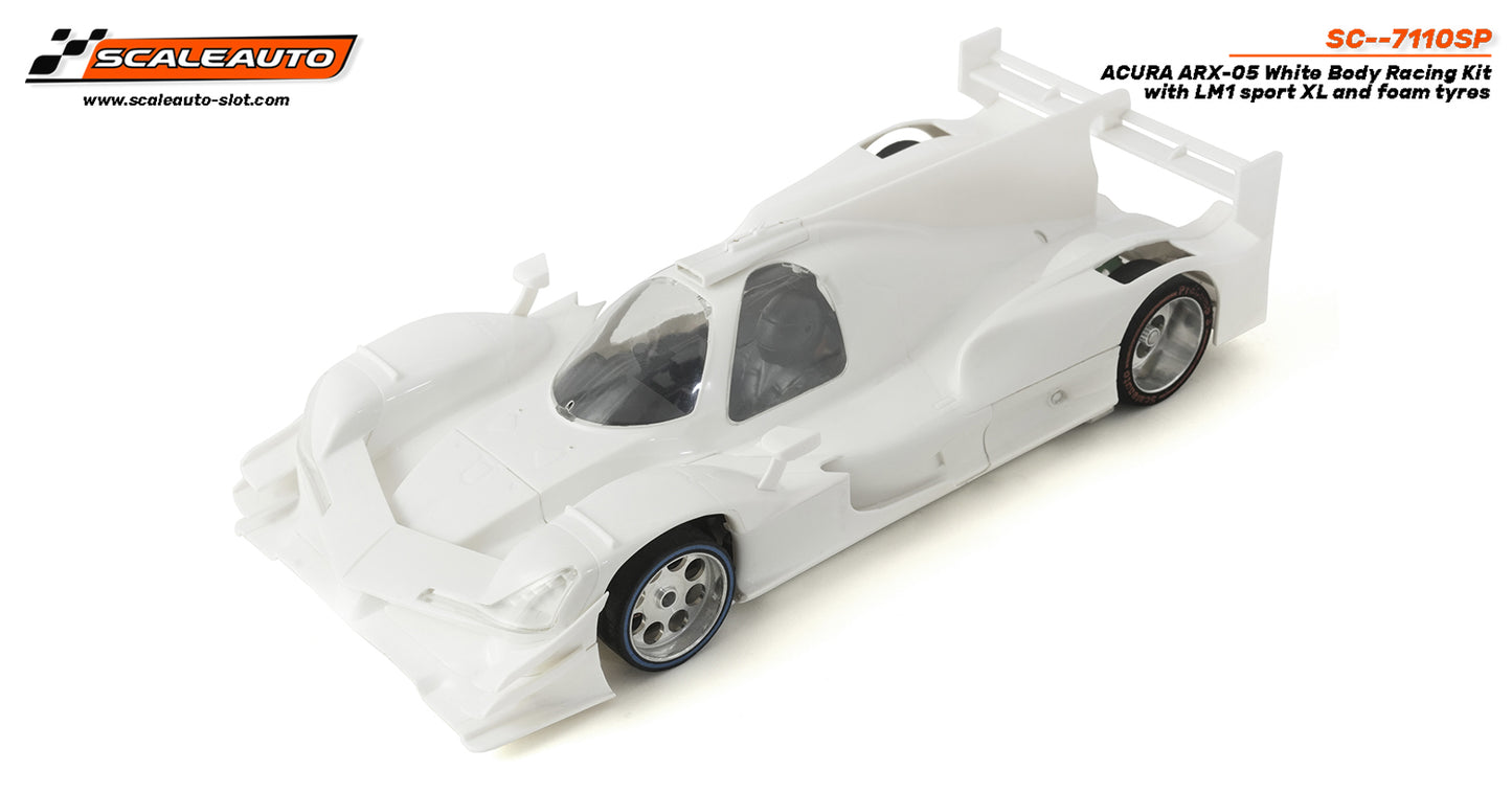 Scaleauto LM1 Series SC-7110SP - LMP Acura ARX-05 - White Kit - 1/24 scale