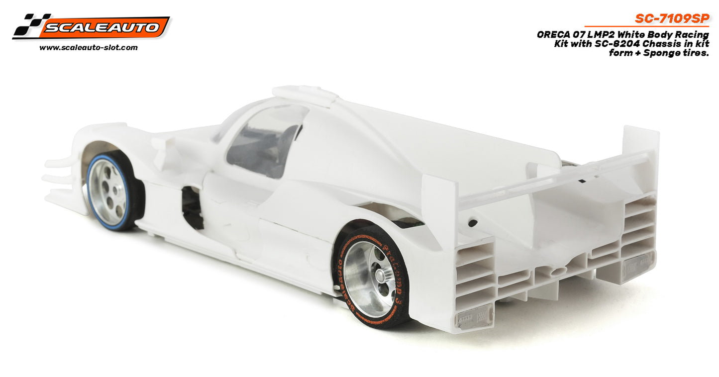 Scaleauto LM1 Series SC-7109SP - LMP Oreca 07 - White Kit - 1/24 scale