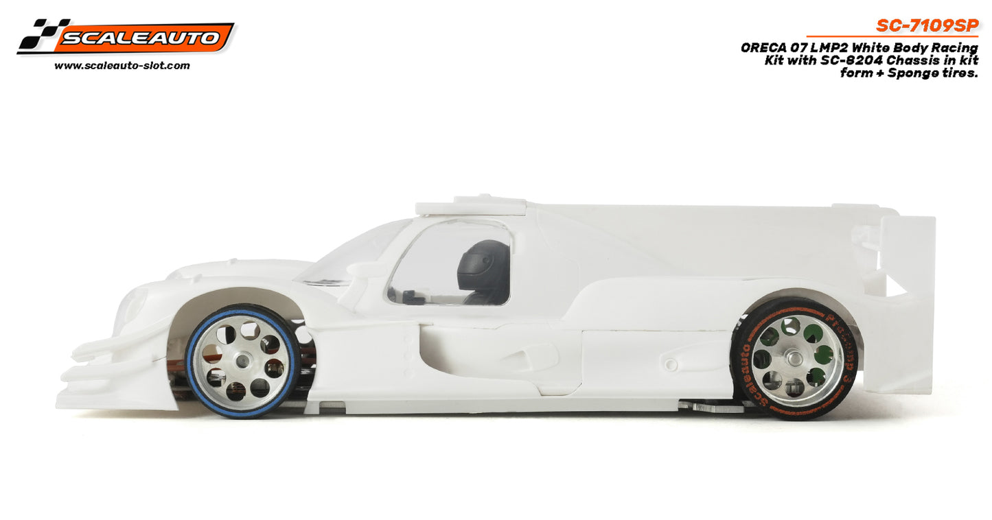 Scaleauto LM1 Series SC-7109SP - LMP Oreca 07 - White Kit - 1/24 scale