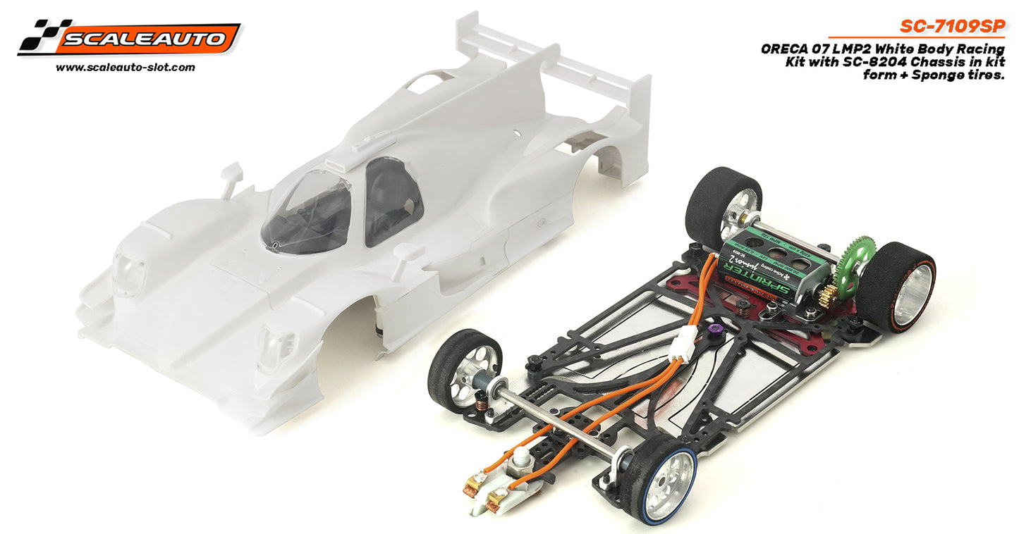 Scaleauto LM1 Series SC-7109SP - LMP Oreca 07 - White Kit - 1/24 scale