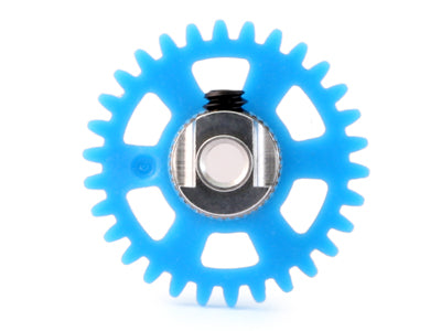 NSR6430EVO 3/32 SIDEW SOFT PLASTIC GEAR 30T BLUE D.17.5MM - W/EVO ULTRALIGHT&BALANCED HUB